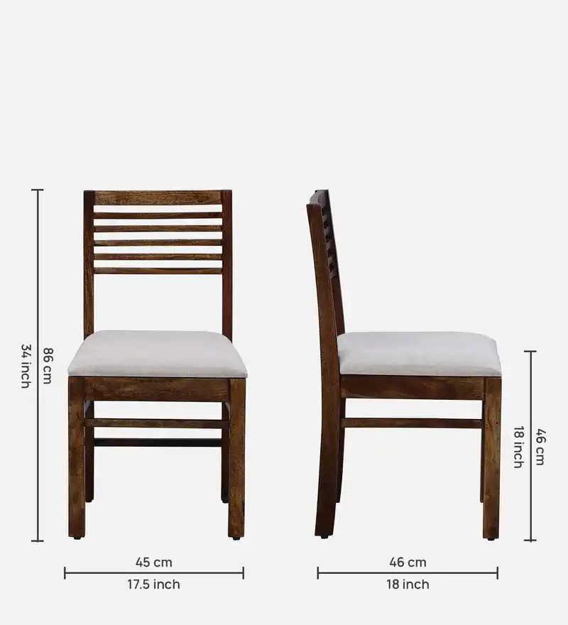 Ravena Handcrafted Wooden Sheesham Chair - Image 2