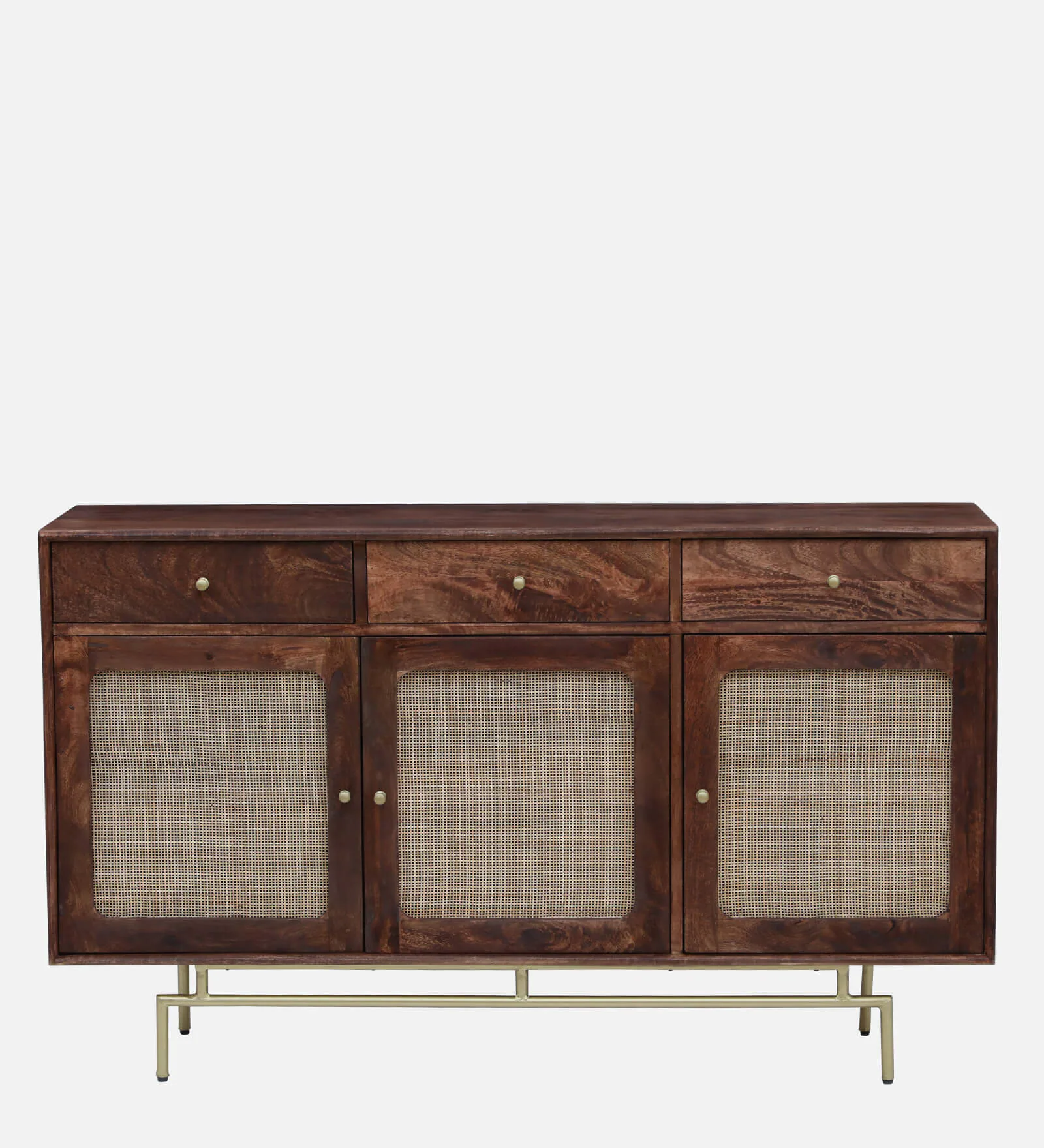 Ravello Solid Wood Side Storage Cabinet in Provincial Teak Finish - Image 3