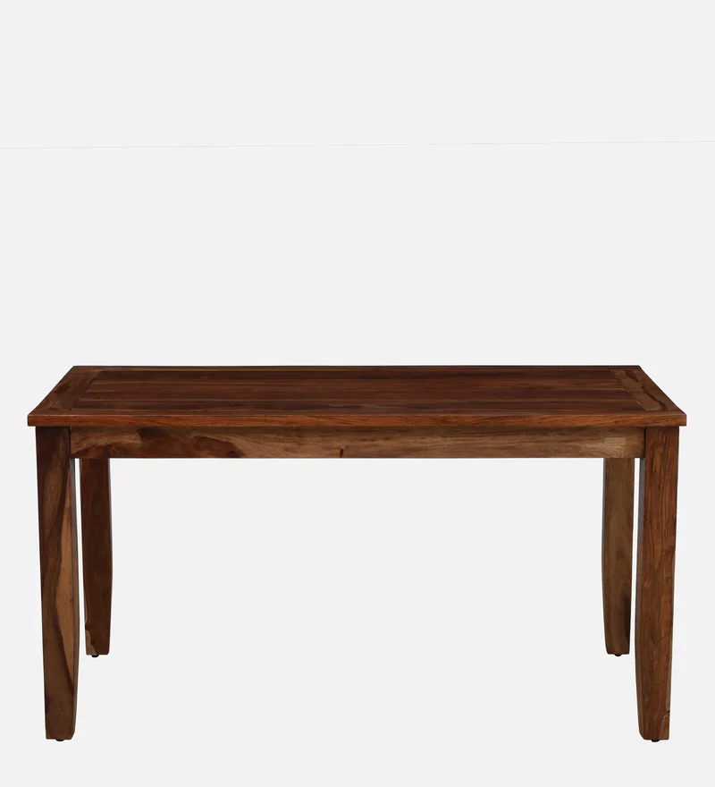 Rivora Handcrafted Solid Sheesham Wood Dining Table - Image 4