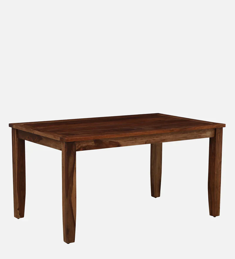 Rivora Handcrafted Solid Sheesham Wood Dining Table - Image 5