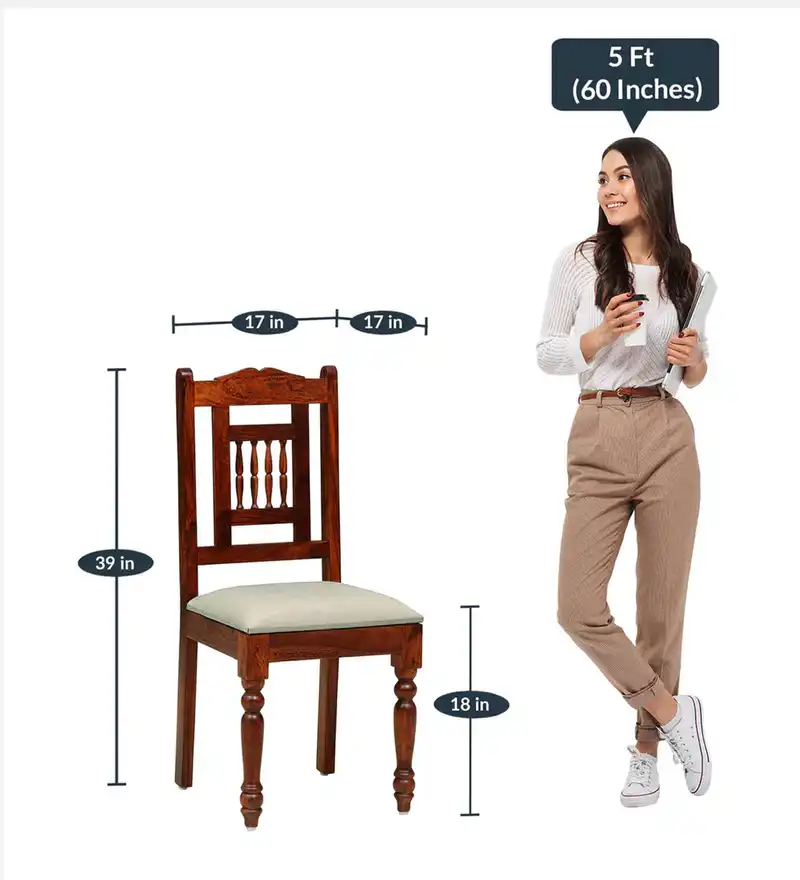 Rowan Contemporary Solid Sheesham Chair - Image 2