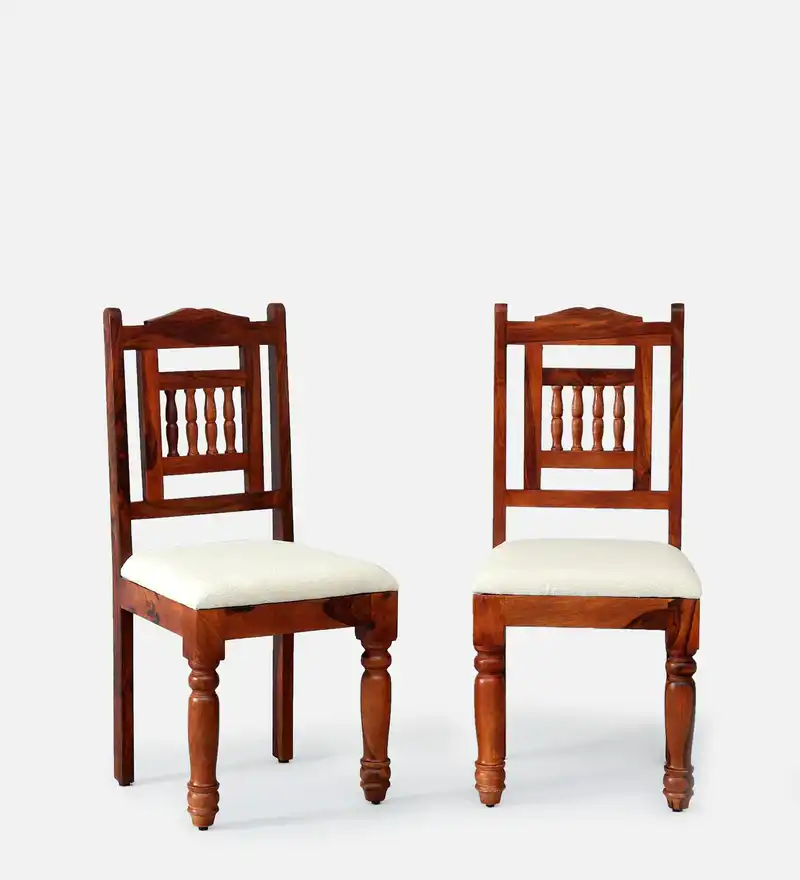 Rowan Contemporary Solid Sheesham Chair - Image 5