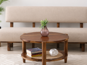 Royal Haven Solid Wood Coffee Table for Elegant Living Spaces