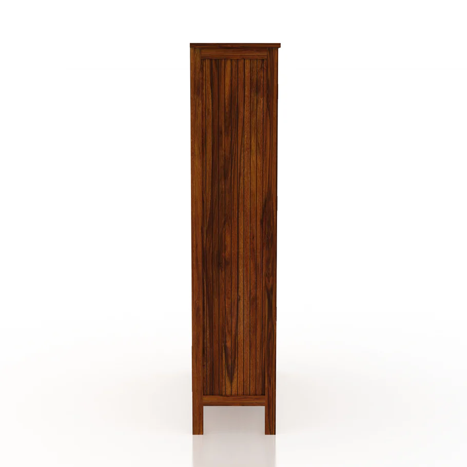 Royal Heritage Solid Sheesham Wood Crockery Unit for Dining Space. - Image 5