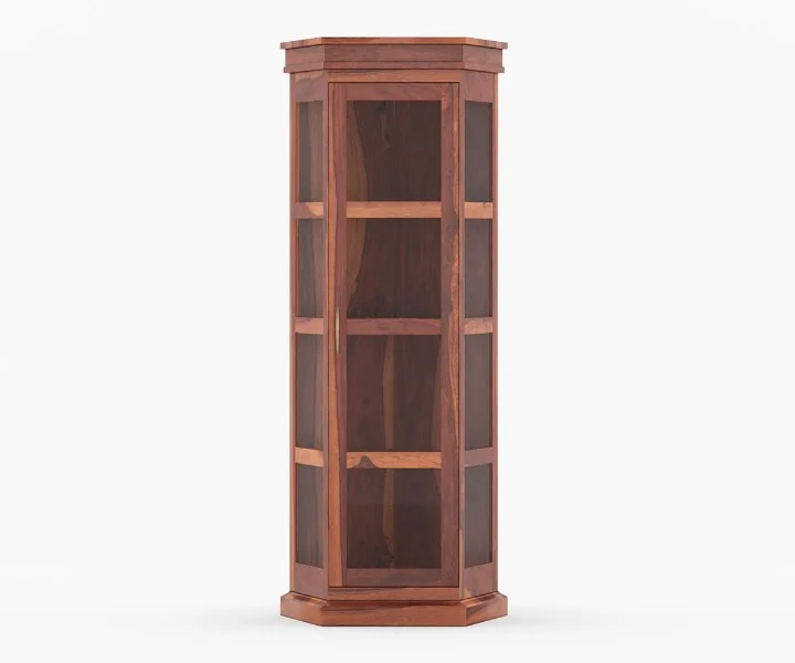 Royal Oak Solid Sheesham Wood Multi Storage Bookshelf for Living Room - Image 3