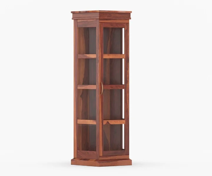 Royal Oak Solid Sheesham Wood Multi Storage Bookshelf for Living Room - Image 4