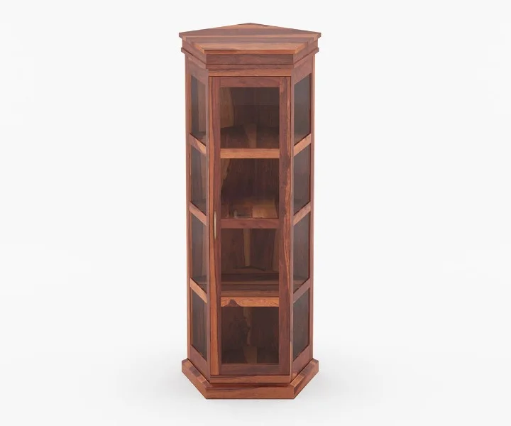 Royal Oak Solid Sheesham Wood Multi Storage Bookshelf for Living Room - Image 5