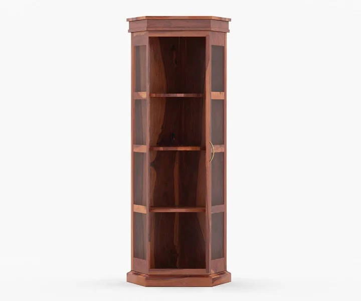 Royal Oak Solid Sheesham Wood Multi Storage Bookshelf for Living Room - Image 6