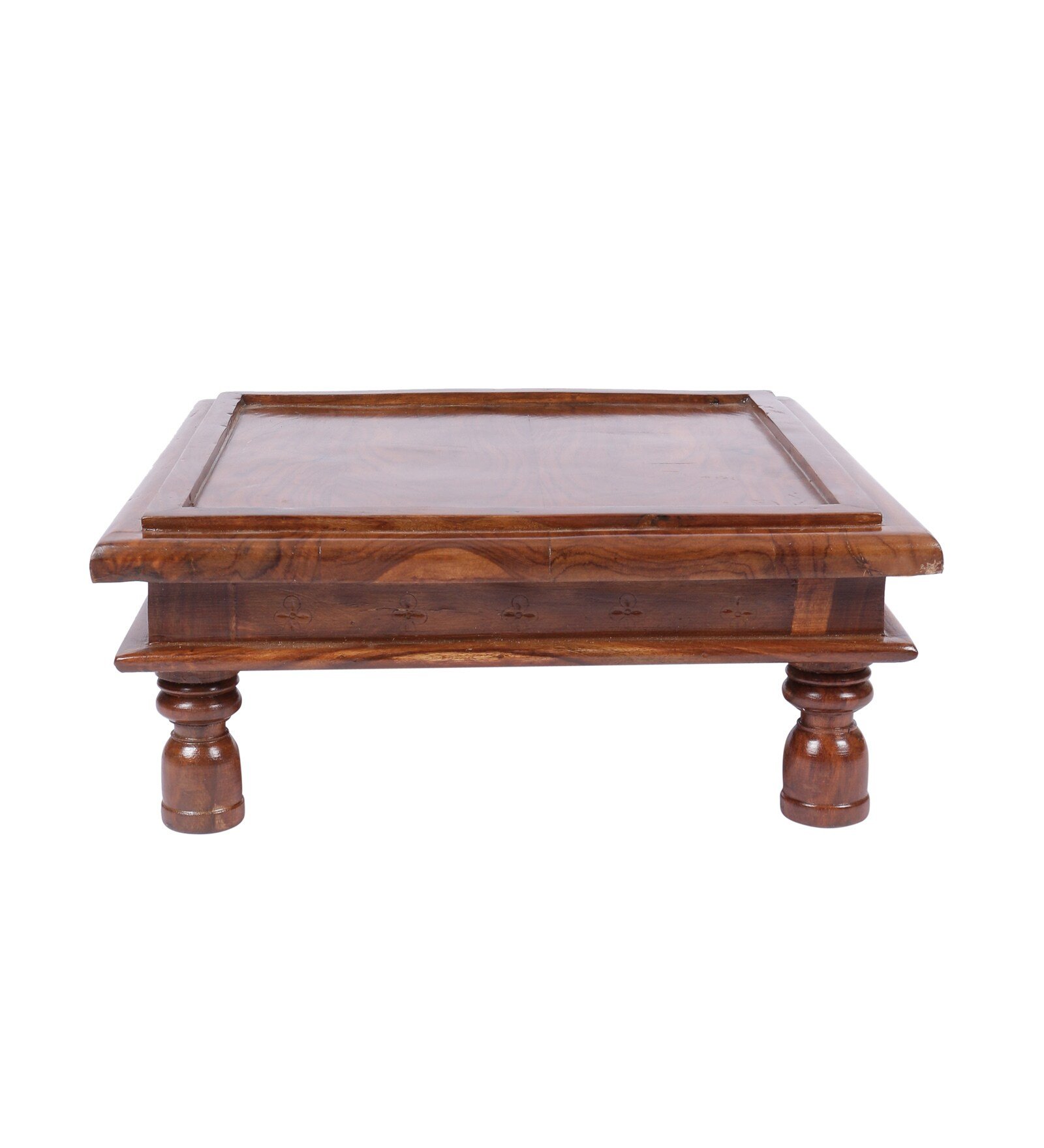 Rudraksh Traditional Wooden Pooja Chowki for Mandir - Image 5