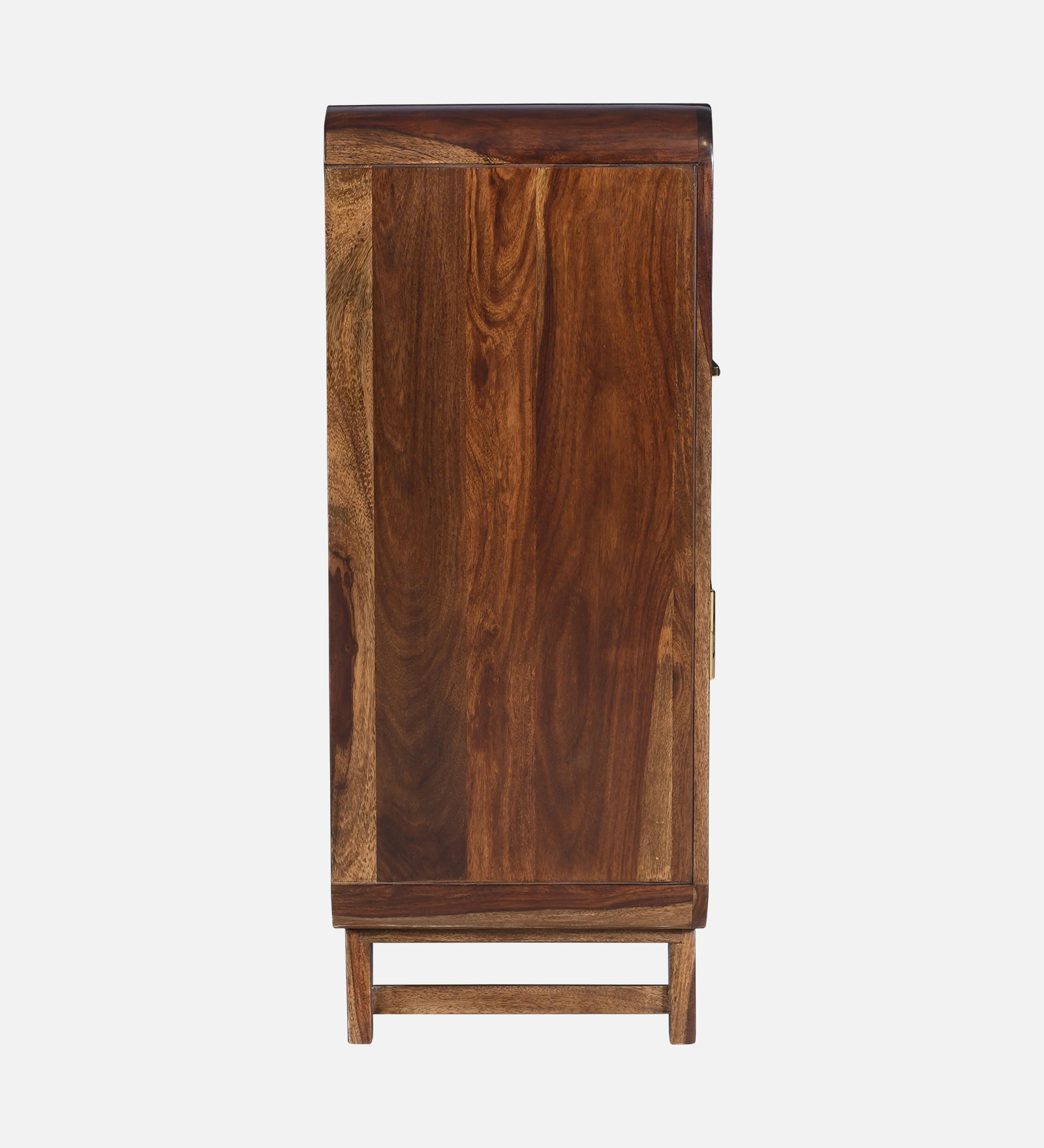 Serafina Sheesham Wood Decorative Storage Cabinet in Walnut Finish - Image 3