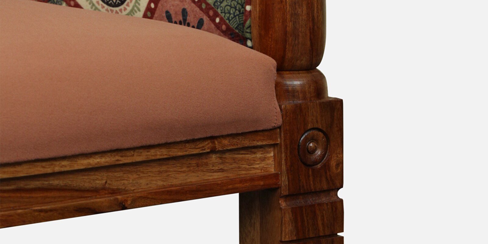 Signature Collection Premium Wooden 2 Seater Sofa with Soft Cushion Seating - Image 4
