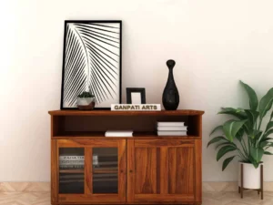 Signature Solid Wood Side Board with Contemporary Craftsmanship.