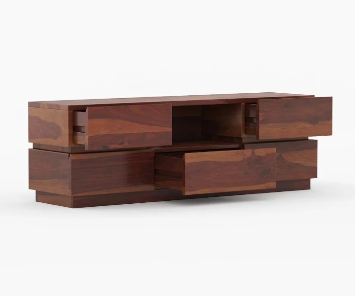 Solid Wood TV Unit - Image 5