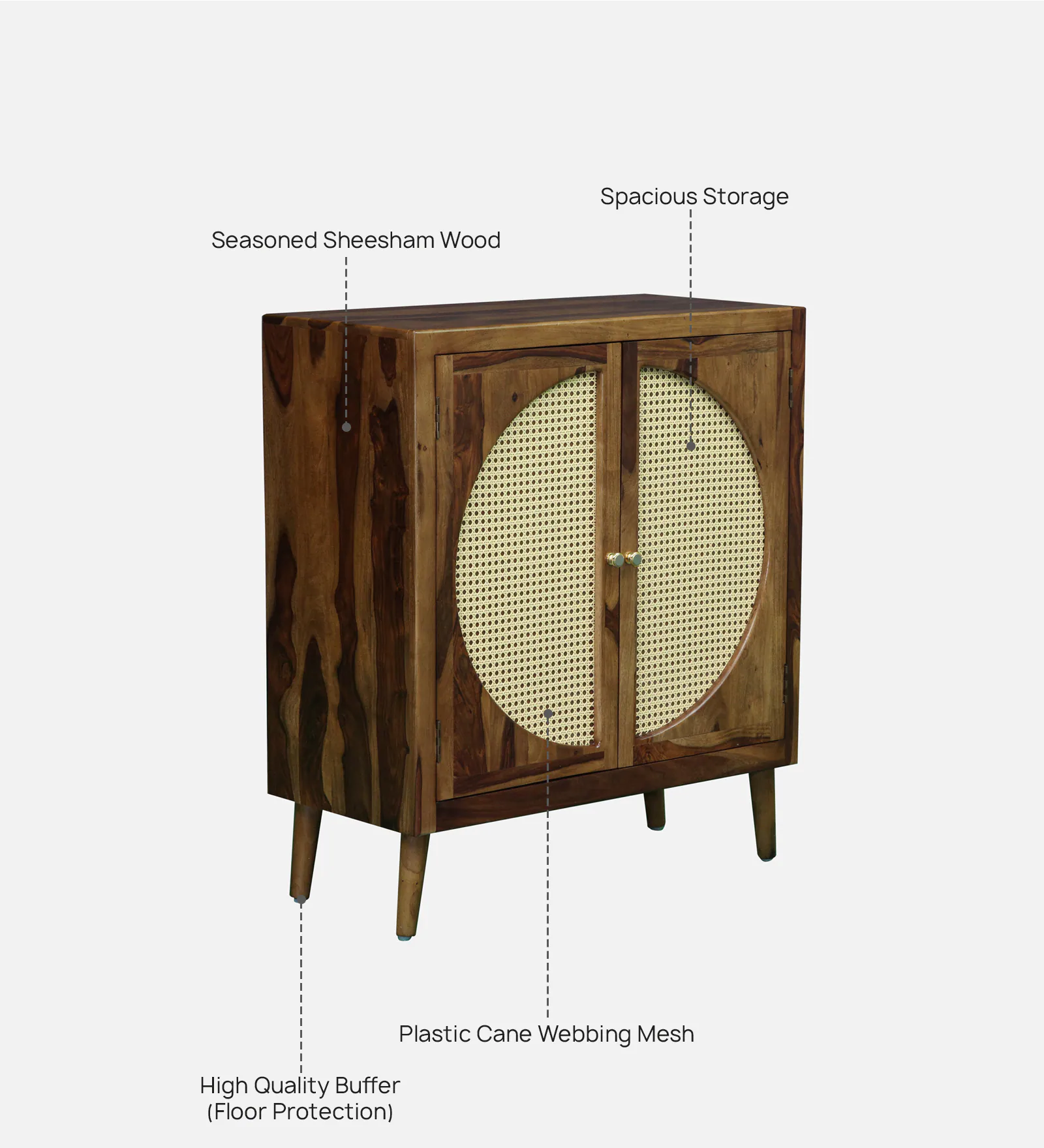 Solvyn Premium Solid Wood Cabinet for Modern and Minimal Interiors - Image 8