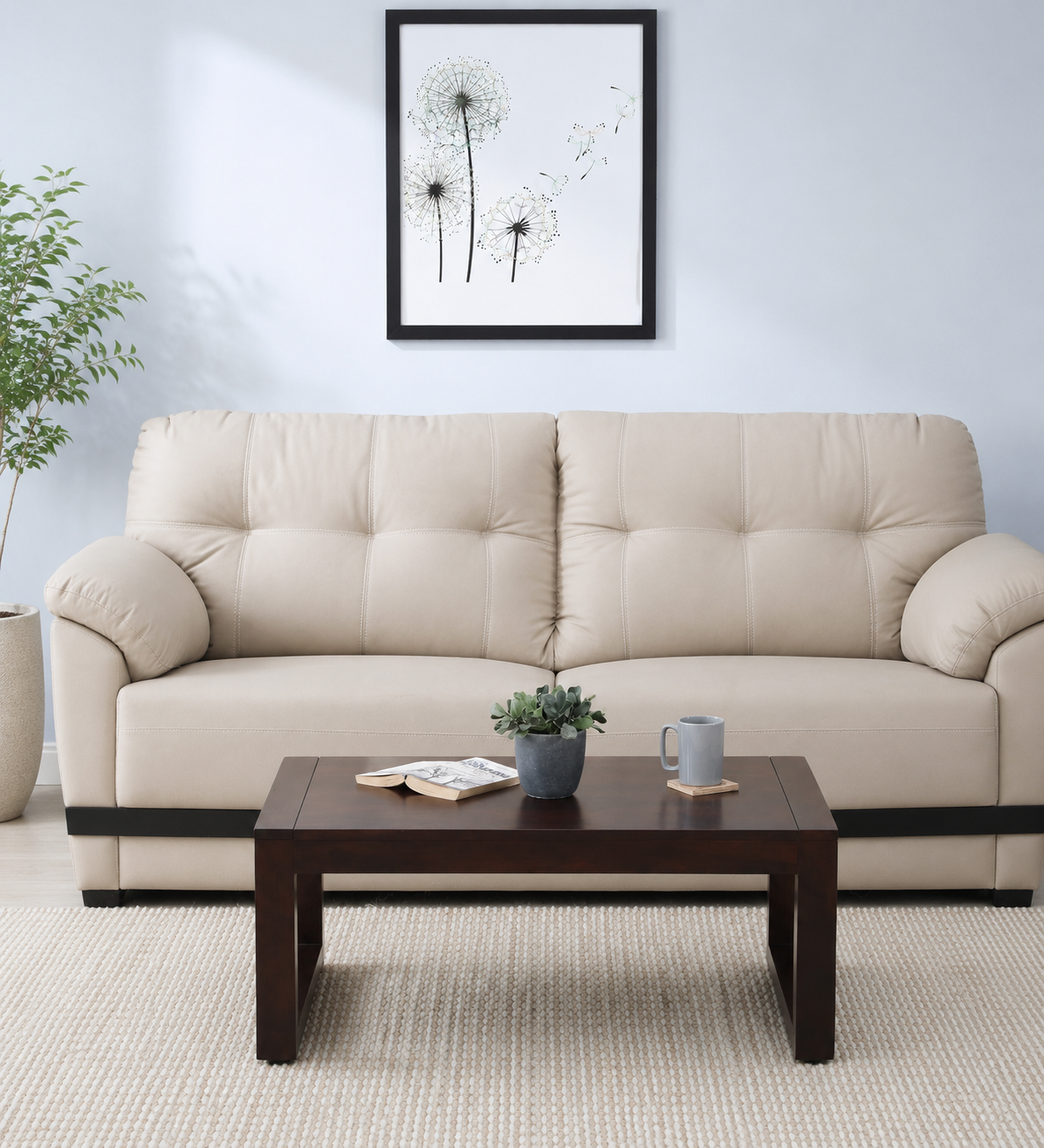 Somerset Premium Sheesham Wood Coffee Table in Rustic Finish
