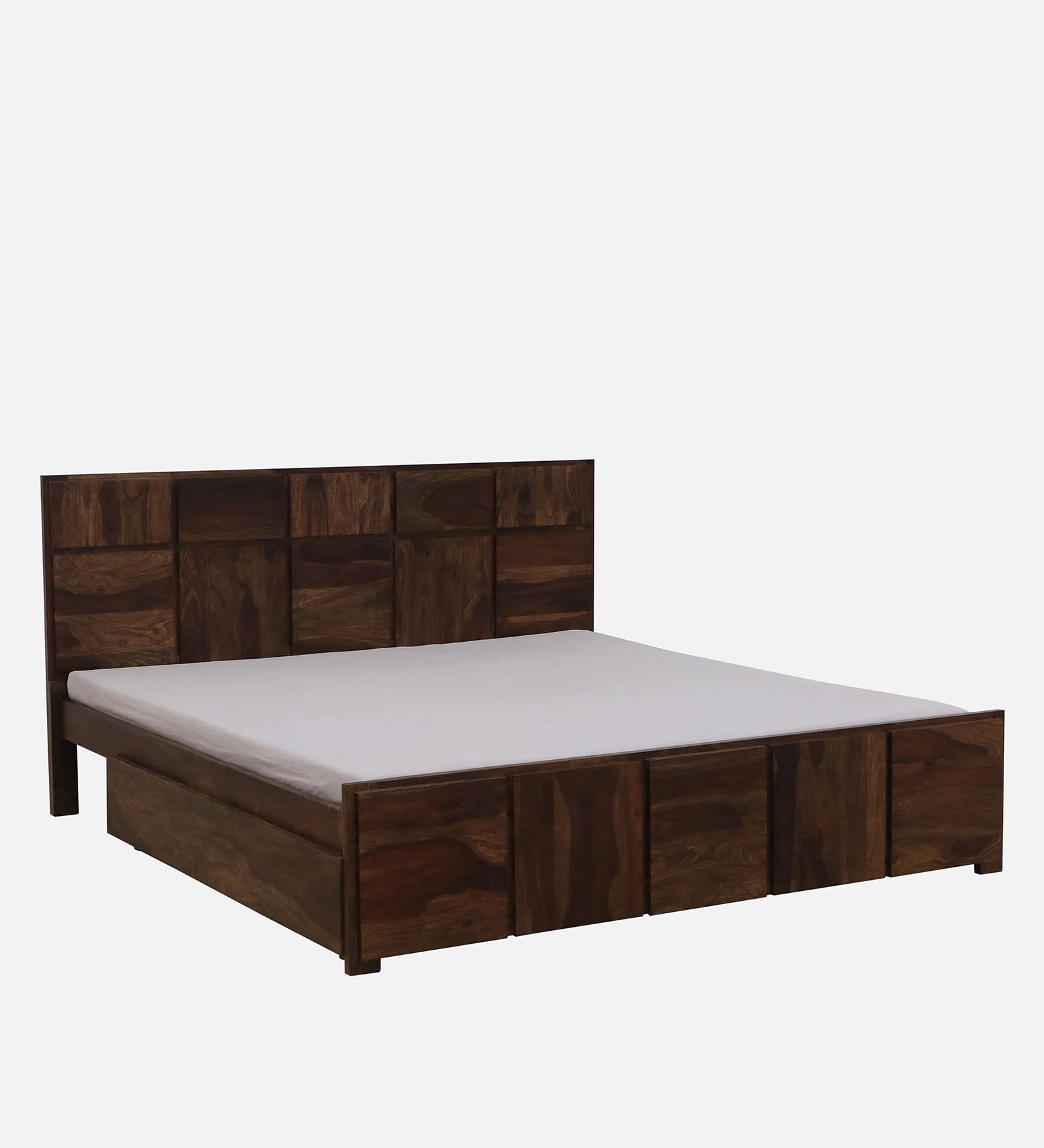 Stonewick Premium Handcrafted Wooden Platform Bed - Image 5