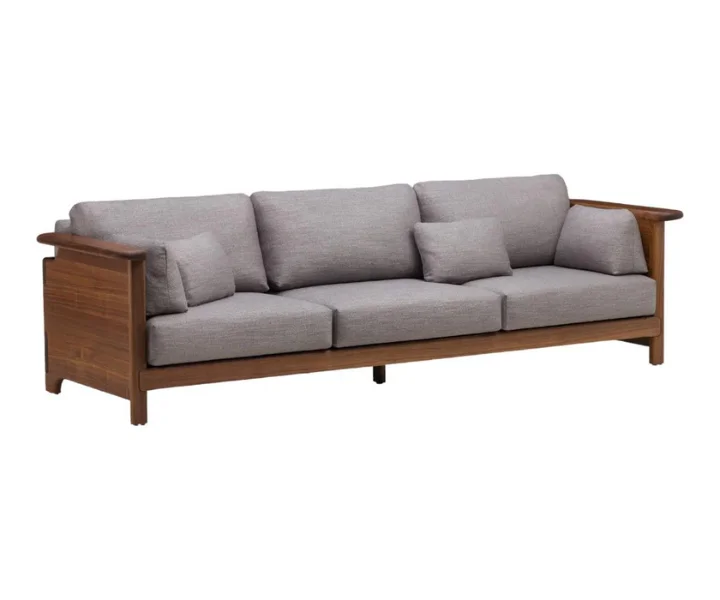 Sylvara Handcrafted Solid Sheesham Wood Sofa Set - Image 3