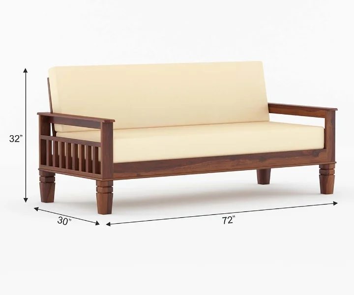 Timbera Premium Wooden Living Room Sofa Collection - Image 4