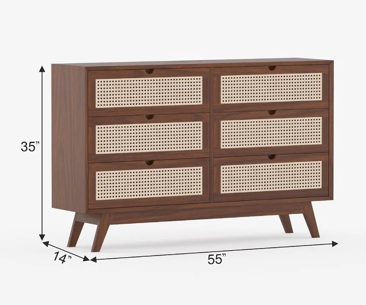 Timberline Solid Sheesham Wood Storage Cabinet in Provincial Teak Finish - Image 2