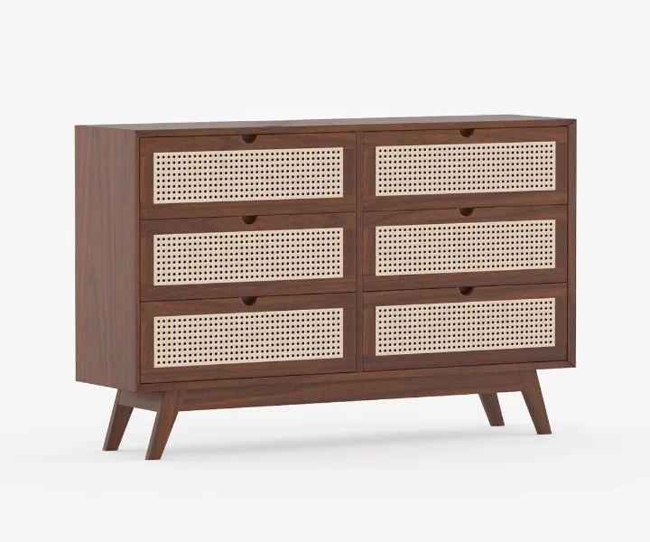 Timberline Solid Sheesham Wood Storage Cabinet in Provincial Teak Finish - Image 4