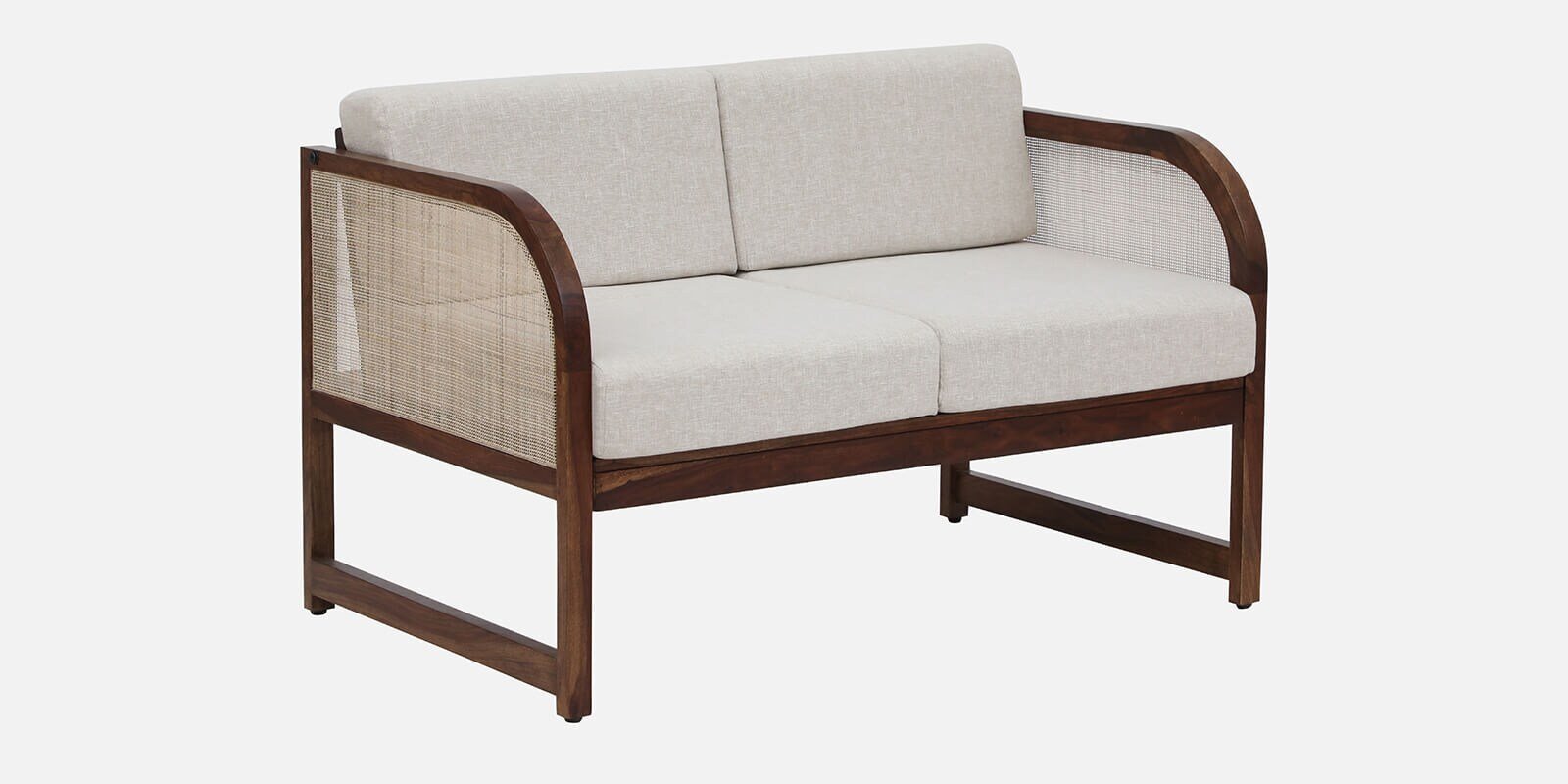 Timeless Luxury Solid Wood 2 Seater Sofa for Sophisticated Home Interiors - Image 2