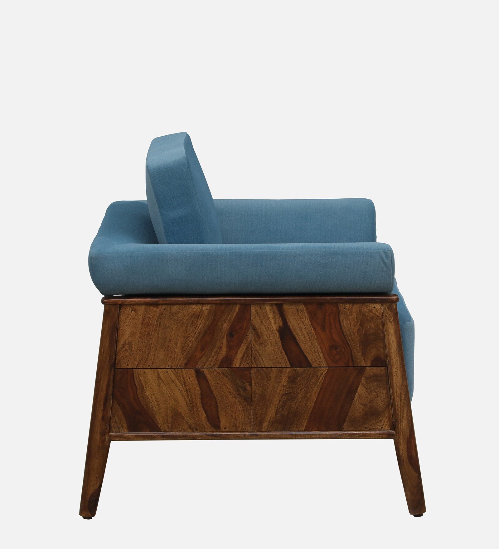 Urban Luxury Sheesham Wood Single Seater Sofa for Stylish Living Rooms - Image 7