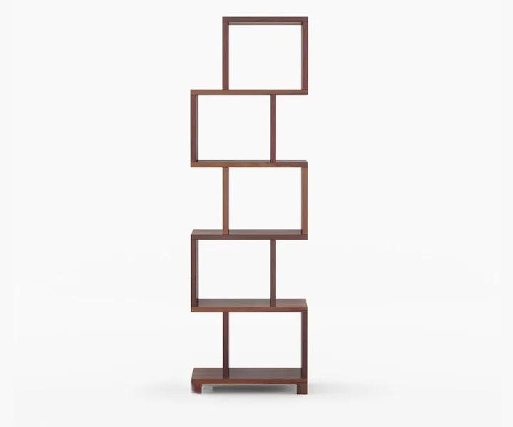 Urban Timber Solid Sheesham Wood Book Storage Shelf with Open Compartments - Image 2