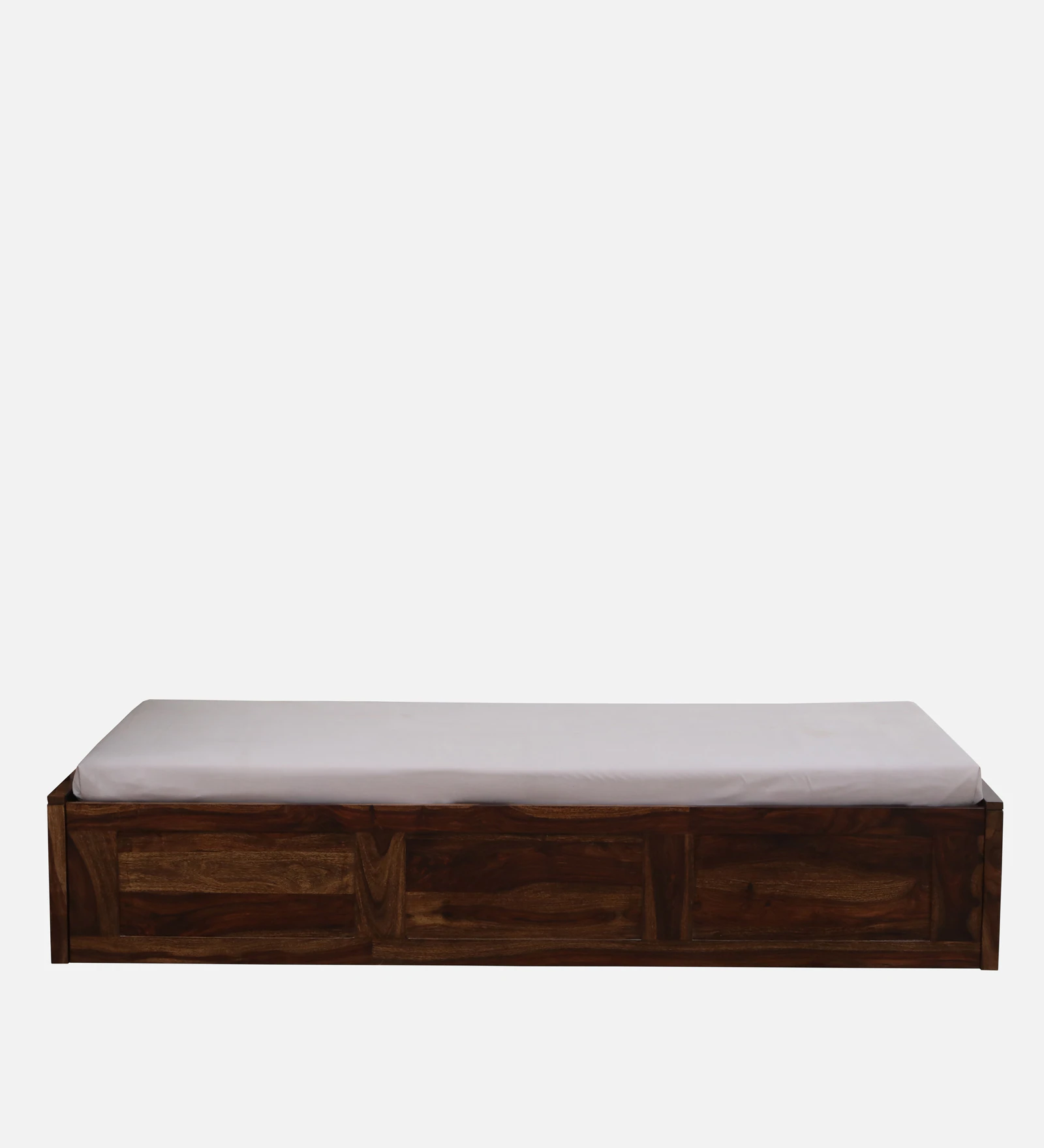 Valencia Premium Sheesham Wood Single Bed with Elegant Wooden Finish - Image 7