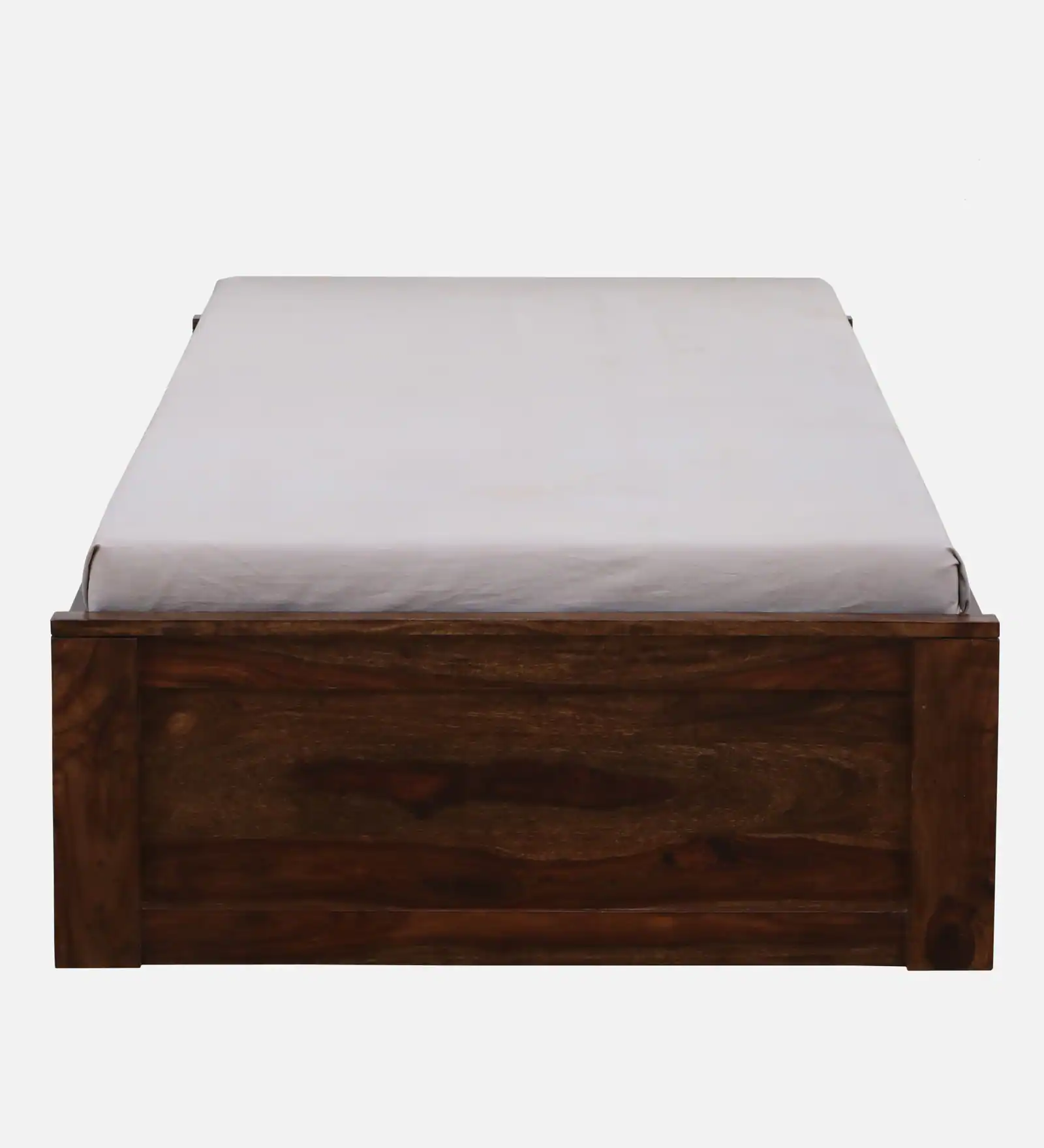 Valencia Premium Sheesham Wood Single Bed with Elegant Wooden Finish - Image 3