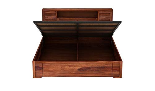 Valencia Premium Wooden Storage Bed with Spacious Box Storage - Image 2
