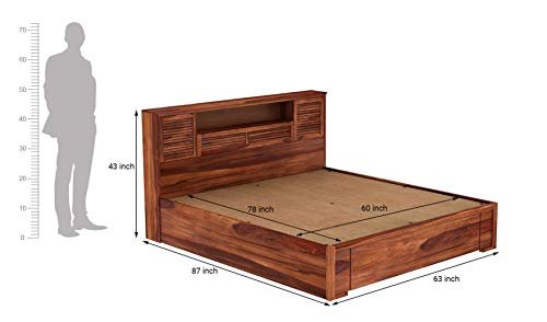 Valencia Premium Wooden Storage Bed with Spacious Box Storage - Image 3