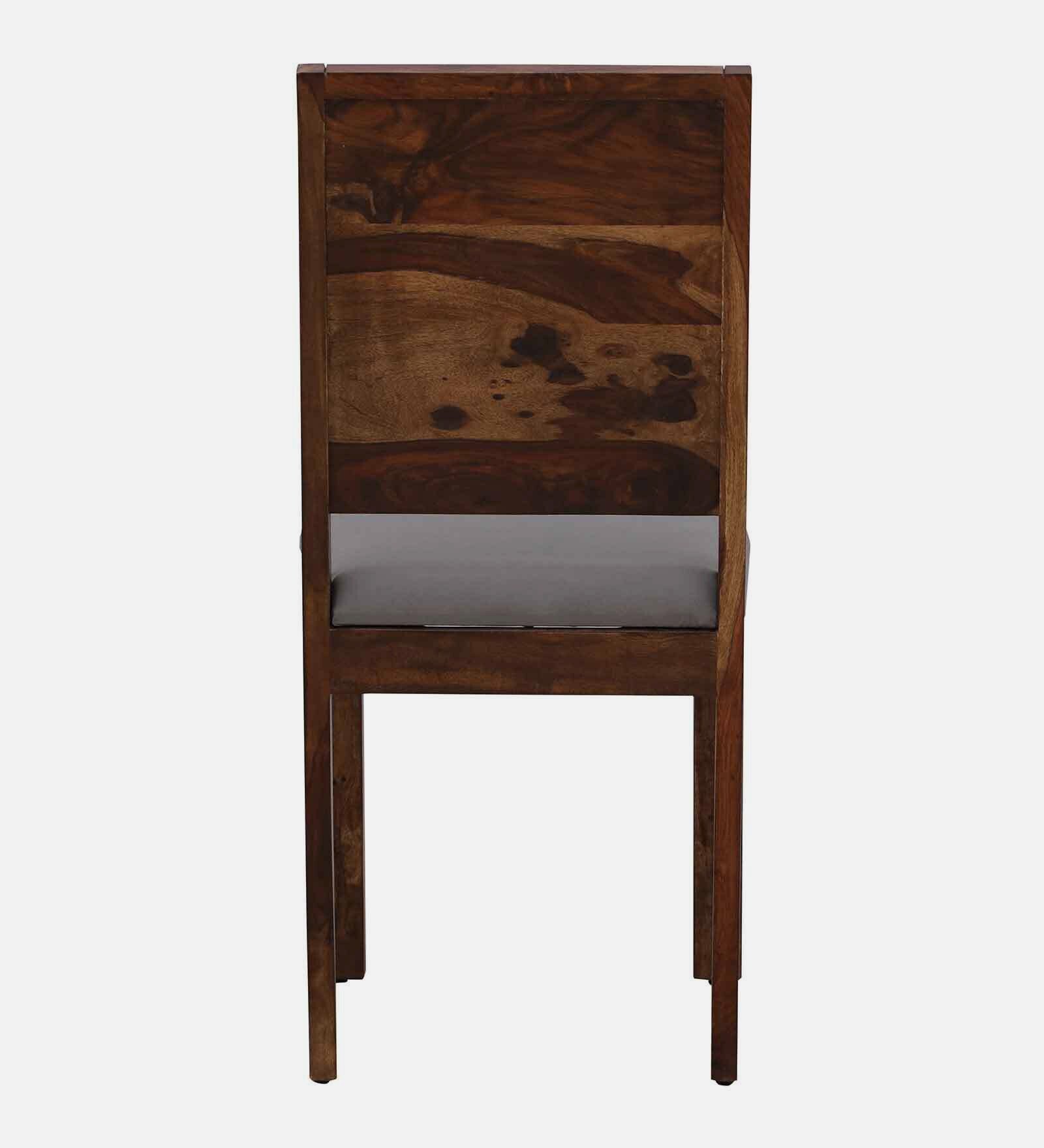 Varello Solid Sheesham Wood 6 Seater Dining Set with Fabric Chairs - Image 2