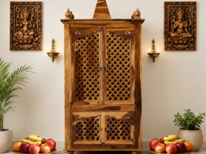 Vedant Classic Solid Sheesham Wood Home Temple