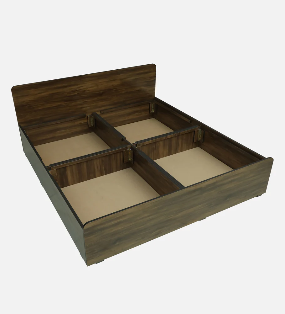 Velmora Premium Solid Wood Bed with Contemporary Design in Honey Oak Finish - Image 3