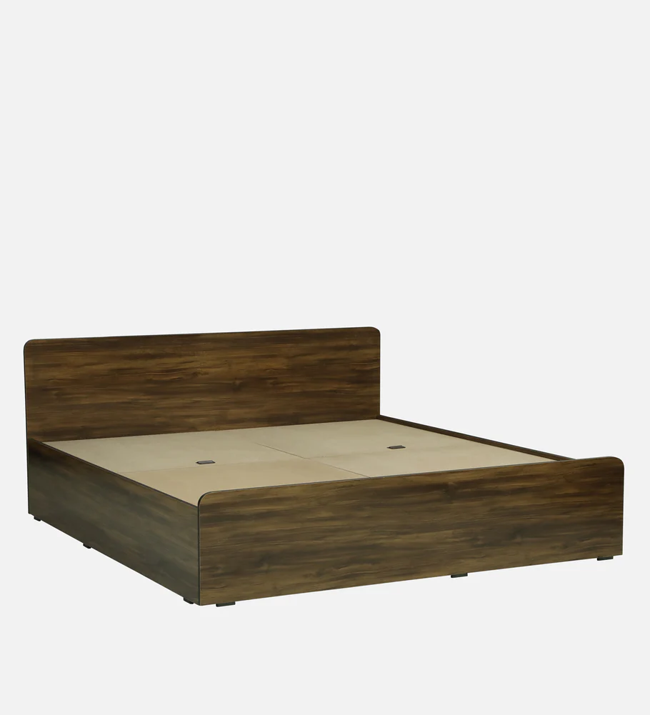 Velmora Premium Solid Wood Bed with Contemporary Design in Honey Oak Finish - Image 4