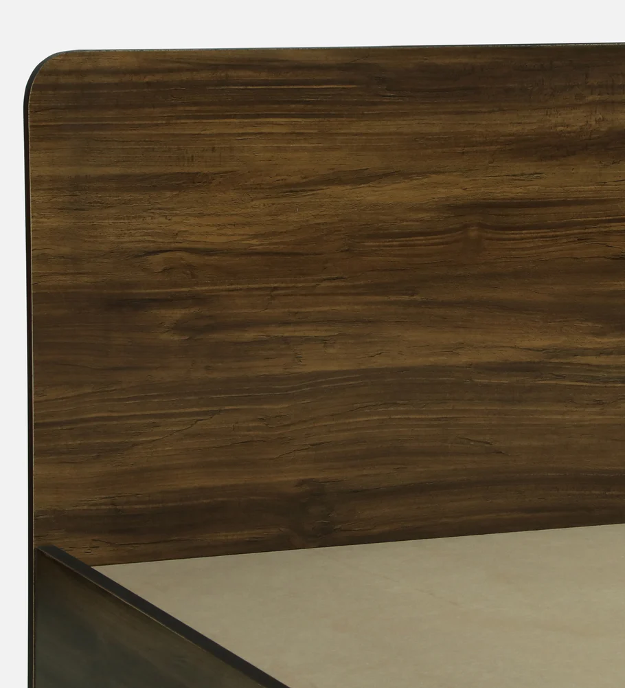 Velmora Premium Solid Wood Bed with Contemporary Design in Honey Oak Finish - Image 5