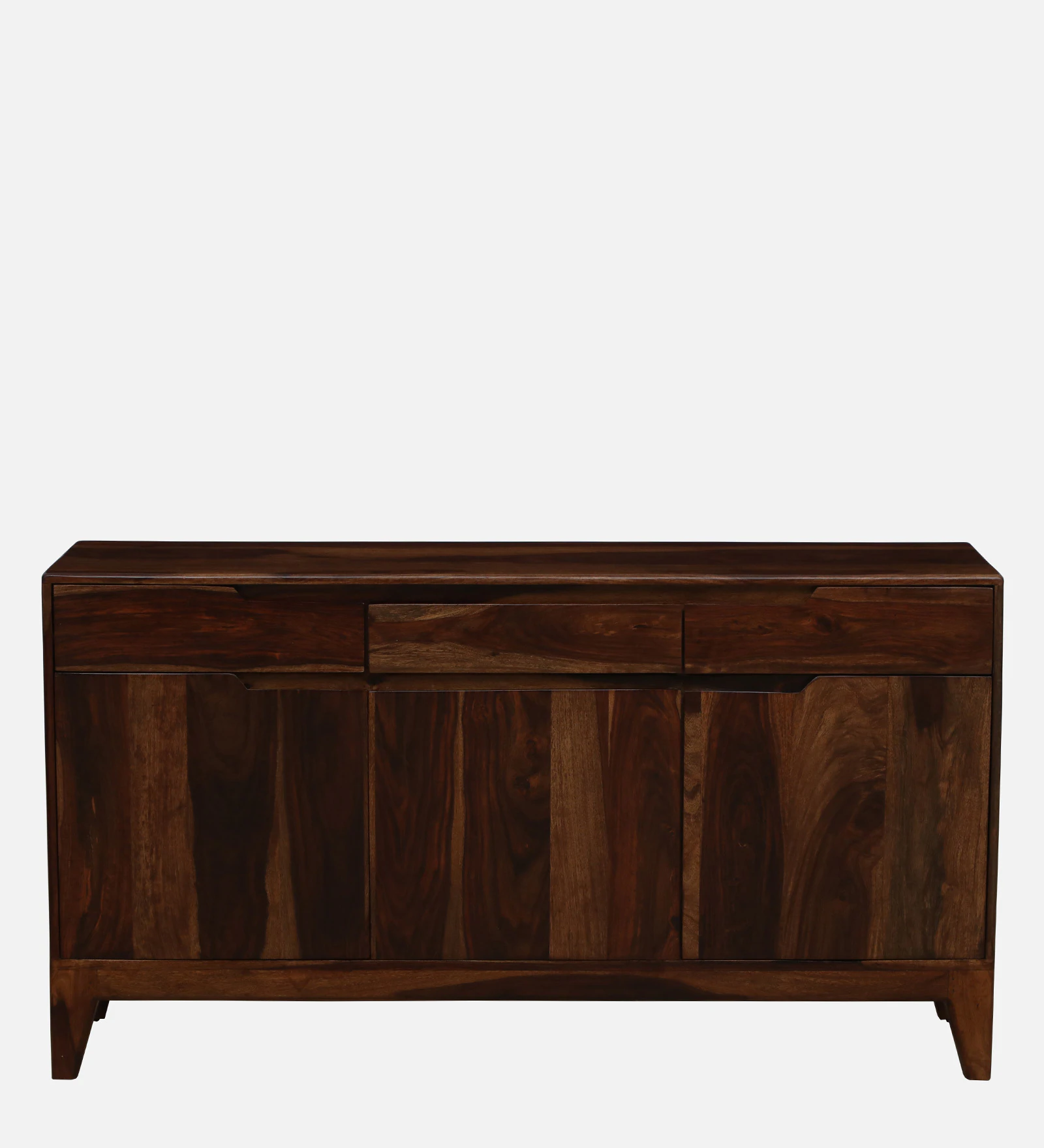 Velmora Solid Wood Modern Storage Cabinet in Provincial Teak Finish - Image 7