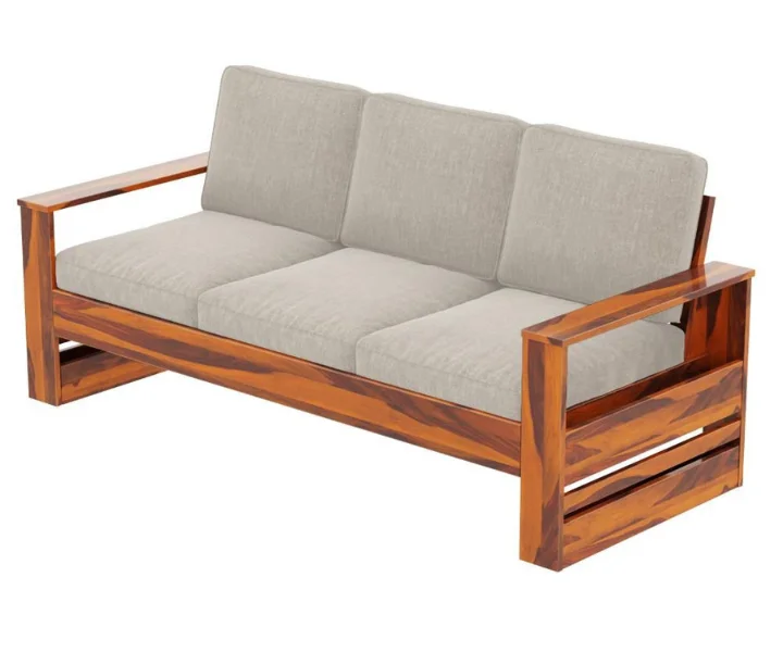 Verdora Premium Solid Sheesham Wood Living Room Sofa Set - Image 3