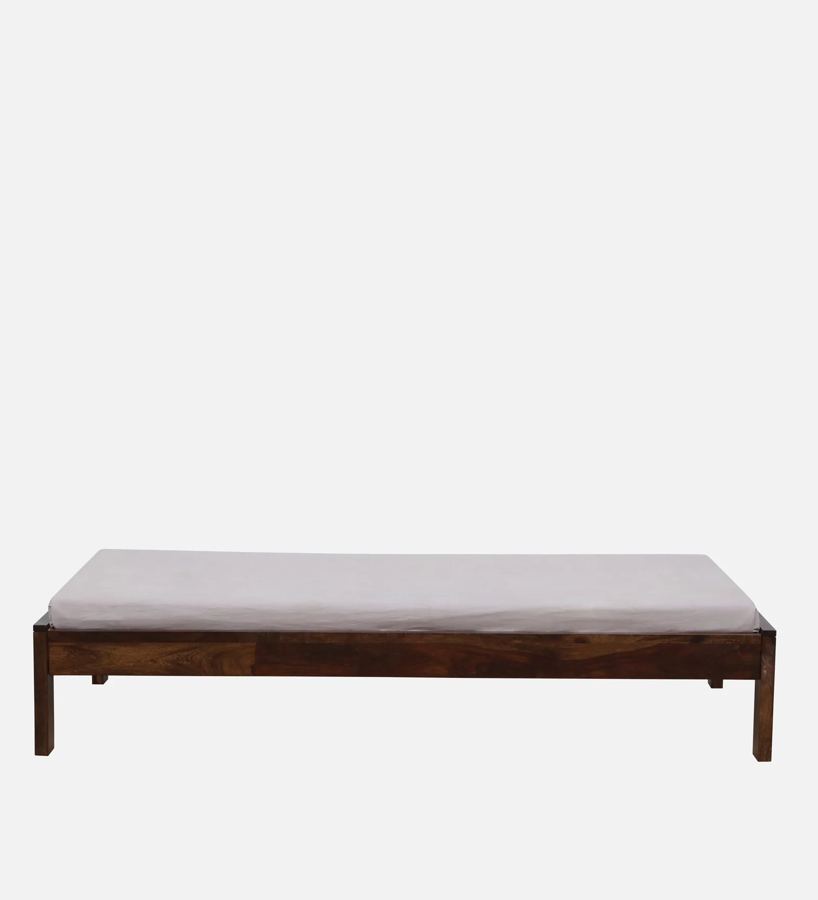 Verona Solid Sheesham Wood Single Bed with Contemporary Design - Image 3