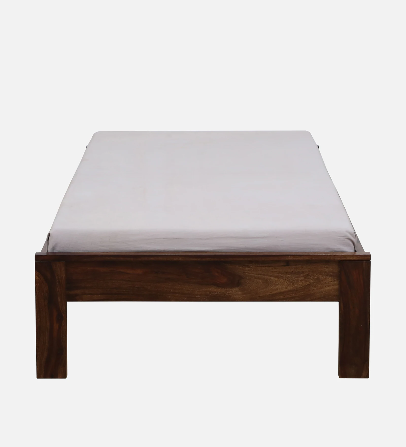 Verona Solid Sheesham Wood Single Bed with Contemporary Design - Image 4