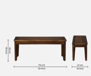 Veyron Contemporary Wooden 6 Seater Dining Set - Image 5
