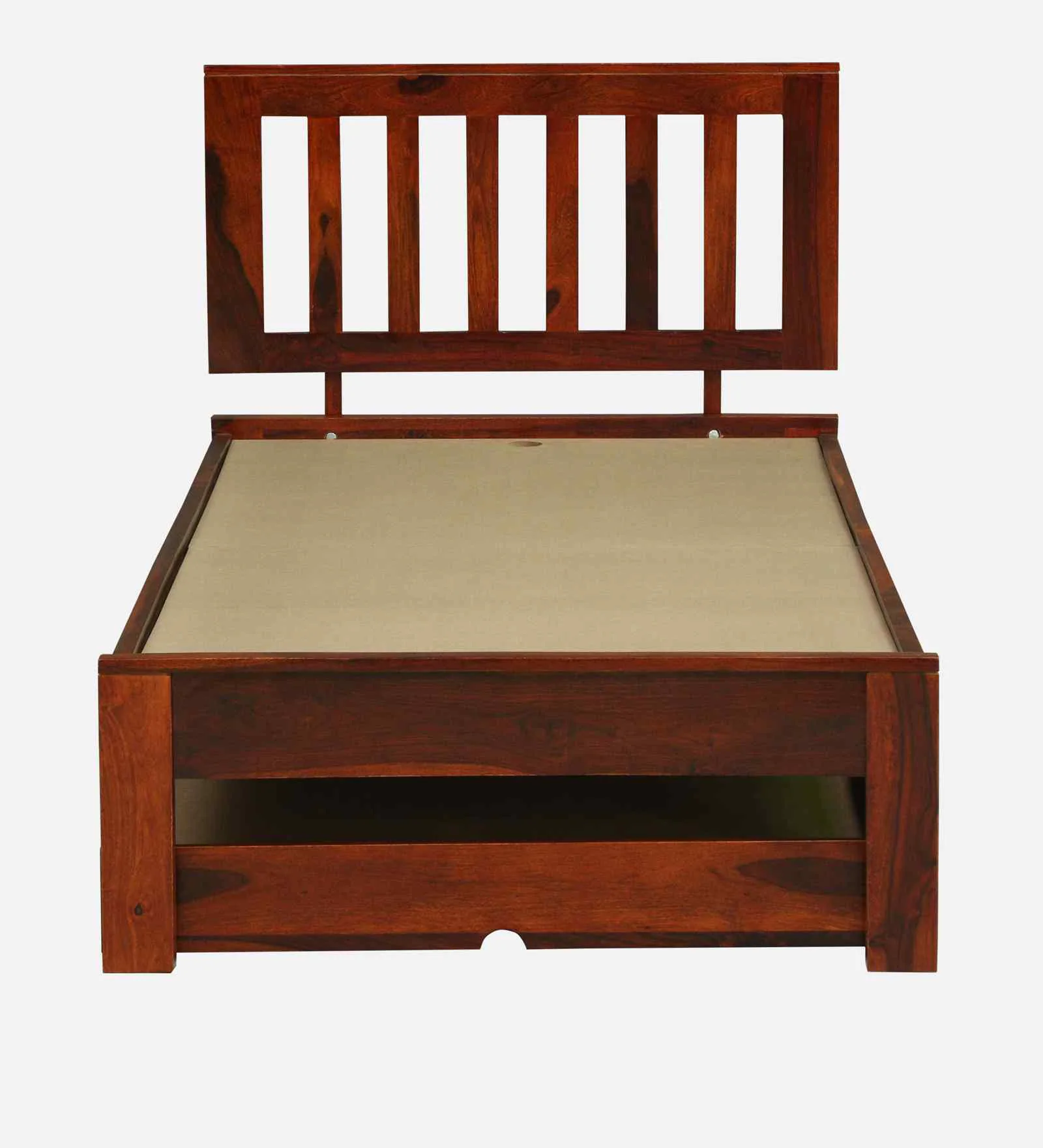 Vienna Luxury Solid Wood Single Bed in Natural Finish - Image 6