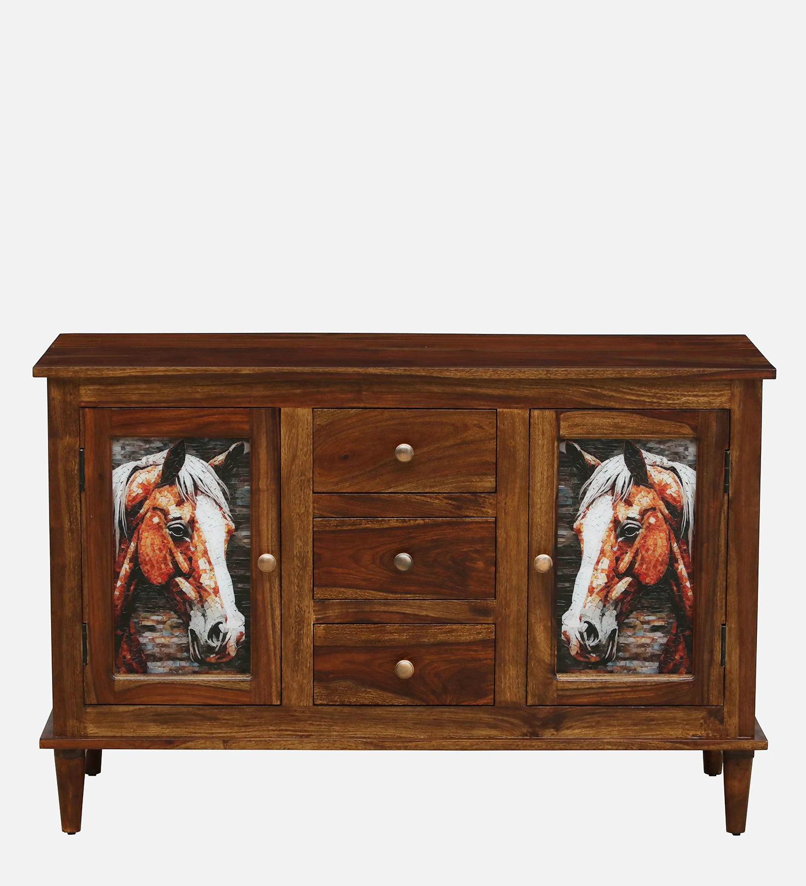 Virello Sheesham Wood Handmade Storage Cabinet with Elegant Design - Image 3