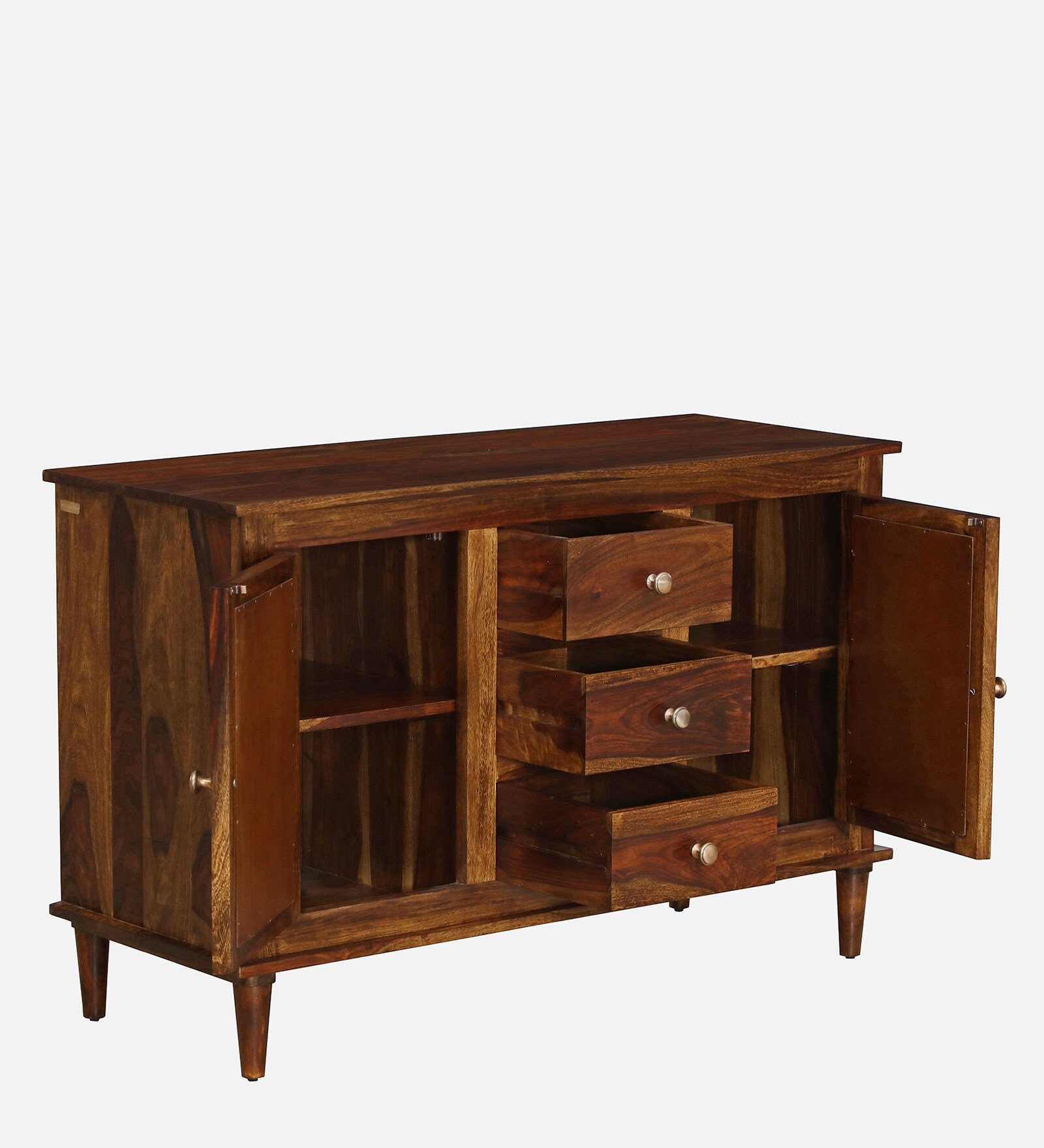 Virello Sheesham Wood Handmade Storage Cabinet with Elegant Design - Image 6