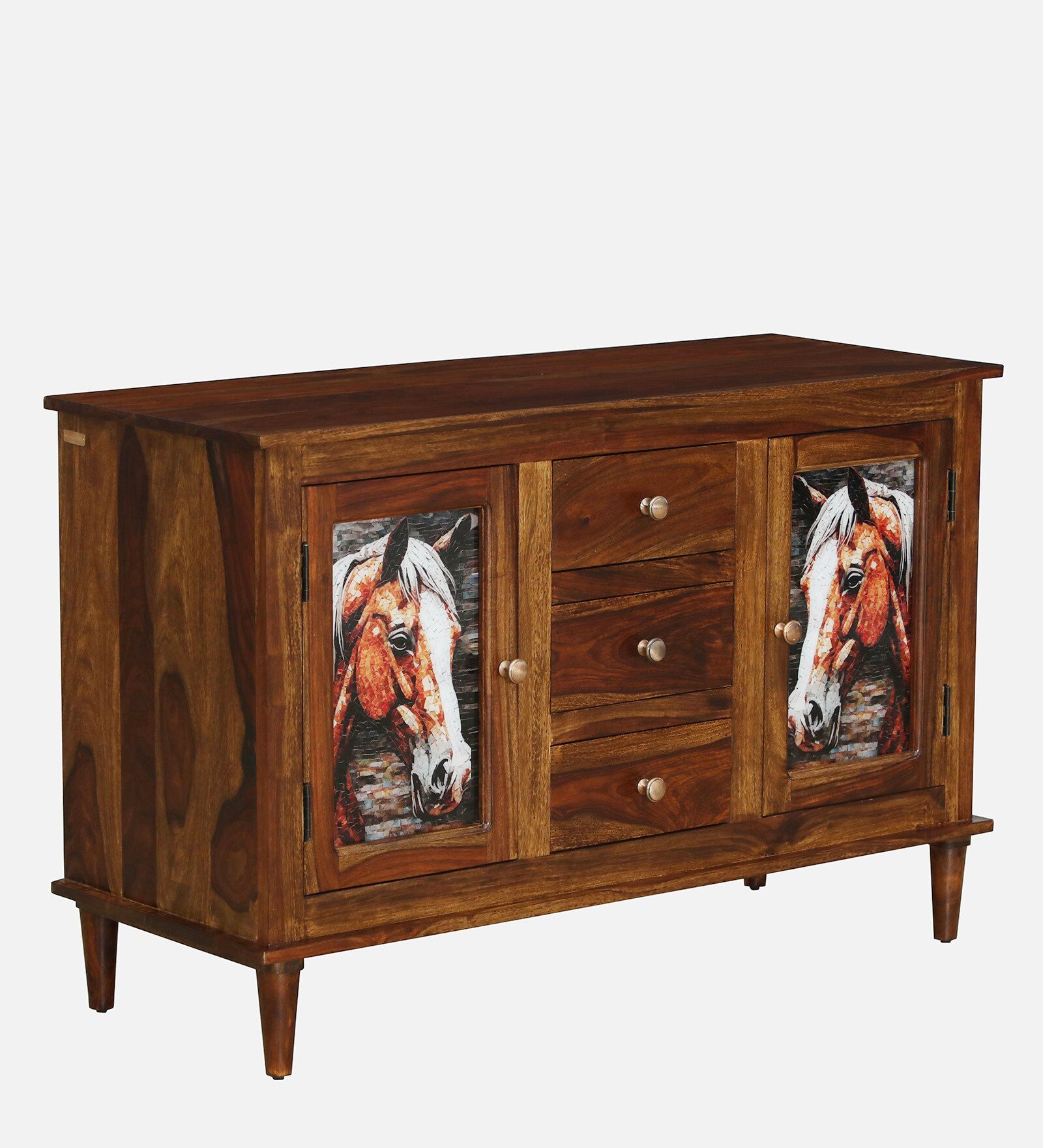 Virello Sheesham Wood Handmade Storage Cabinet with Elegant Design - Image 7