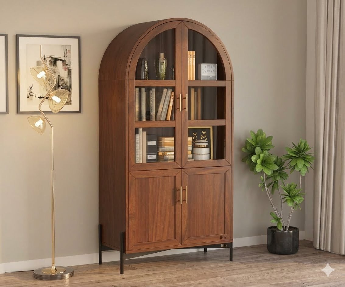 Artisan Premium Solid Sheesham Wood Bookshelf with Spacious Storage