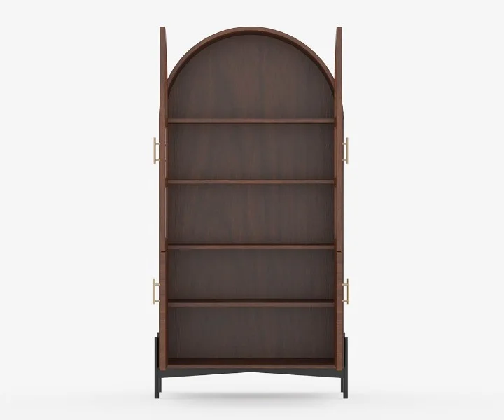 Artisan Premium Solid Sheesham Wood Bookshelf with Spacious Storage - Image 4