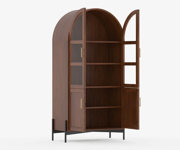 Artisan Premium Solid Sheesham Wood Bookshelf with Spacious Storage - Image 5