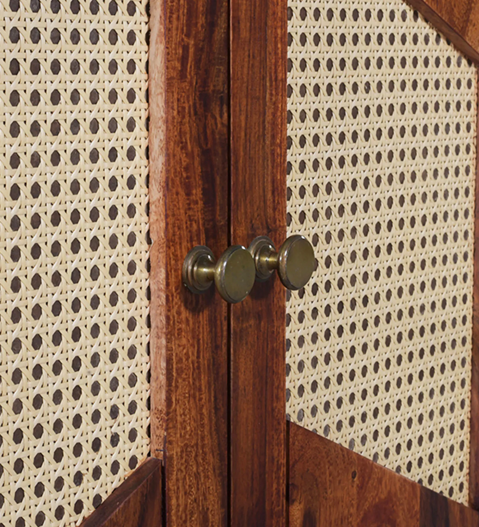 Bellanova Solid Sheesham Wood Utility Cabinet for Home Décor - Image 3