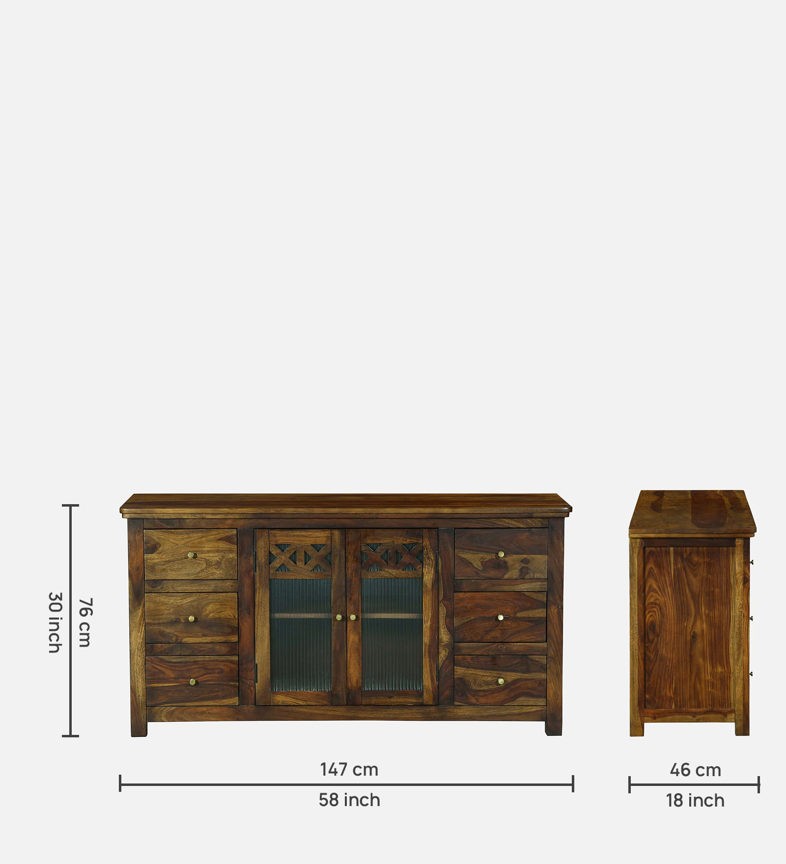 Westford Premium Wooden Cabinet with Spacious Multi-Utility Storage - Image 4